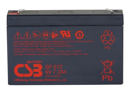 Аккумулятор CSB GP 672