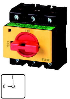 Фото 1: Аварийный выключатель Eaton P3-100/IVS-RT 86185