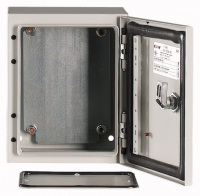 Фото 1: Металлический навесной щит с монтажной платой Eaton CS-2520/150 111646