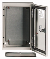 Фото 1: Металлический навесной щит с монтажной платой Eaton CS-65/200 111696