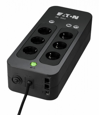 Фото 1: Источник бесперебойного питания Eaton 3S 550 ВА DIN Schuko 3S550DIN