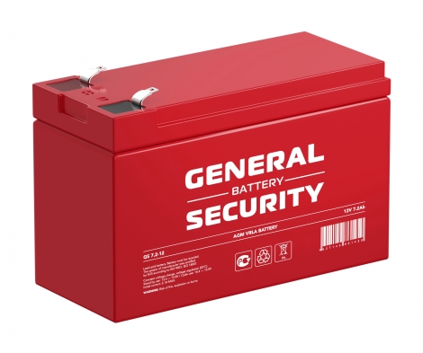 Фото 1: Аккумулятор General Security GS 7.2-12