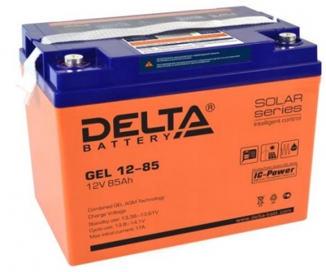 Фото 1: Delta GEL 12-85 Аккумуляторная батарея 12V 85Ah