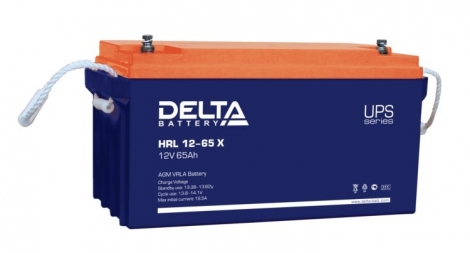 Фото 1: Delta HRL 12-65 X Аккумуляторная батарея 12V 65Ah