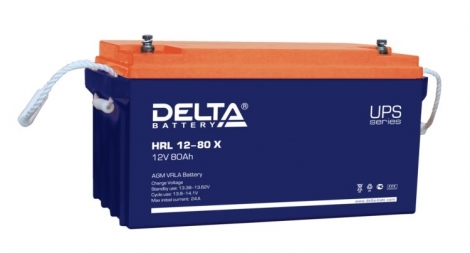 Фото 1: Delta HRL 12-80 X Аккумуляторная батарея 12V 80Ah
