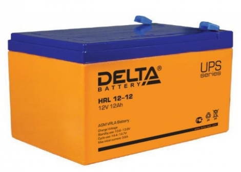 Фото 1: Delta HRL 12-12 Аккумуляторная батарея 12V 12Ah