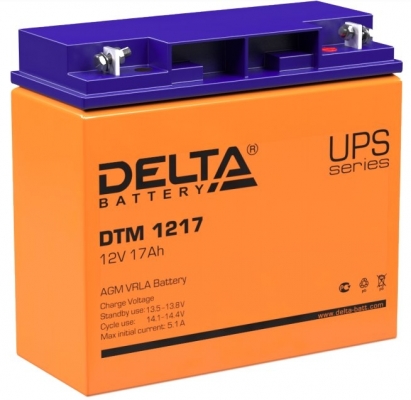Фото 1: Delta DTM 1217 Аккумуляторная батарея 12V 17Ah
