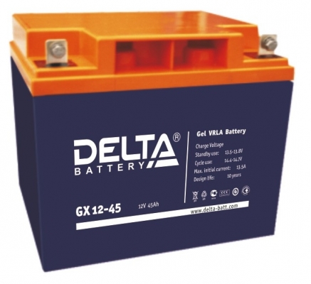 Фото 1: Delta GX 12-45 Аккумуляторная батарея 12V 45Ah