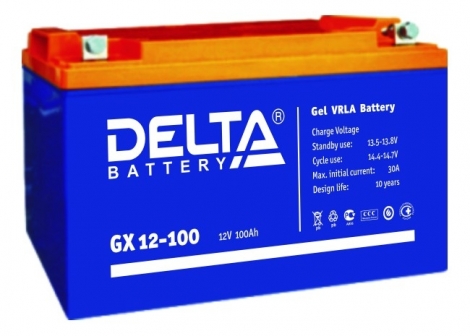 Фото 1: Delta GX 12-100 Аккумуляторная батарея 12V 100Ah