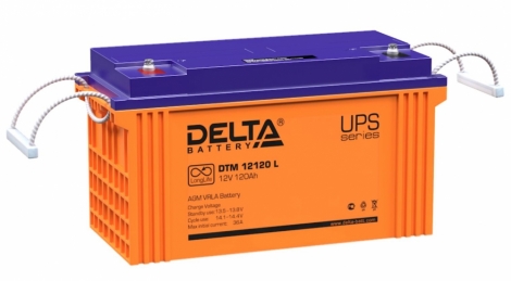 Фото 1: Delta DTM 12120 L Аккумуляторная батарея 12V 120Ah