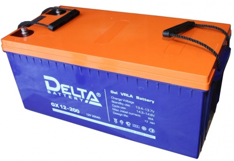 Фото 1: Delta GX 12-200 Аккумуляторная батарея 12V 200Ah