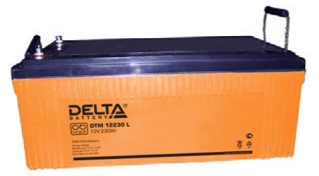 Фото 1: Delta DTM 12230 L Аккумуляторная батарея 12V 230Ah