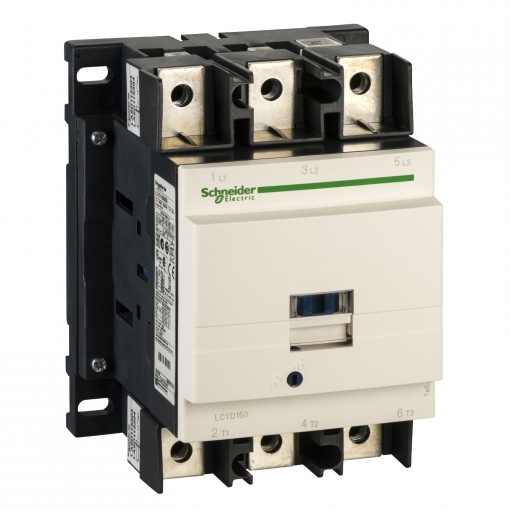 Фото 1: Контактор Schneider Electric LC1D150M7 TeSys D 3Р 150A НО+НЗ 220V 50/60 Гц зажим под винт