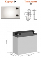Delta HR 12-34W Аккумуляторная батарея 12V 9Ah - фото 3