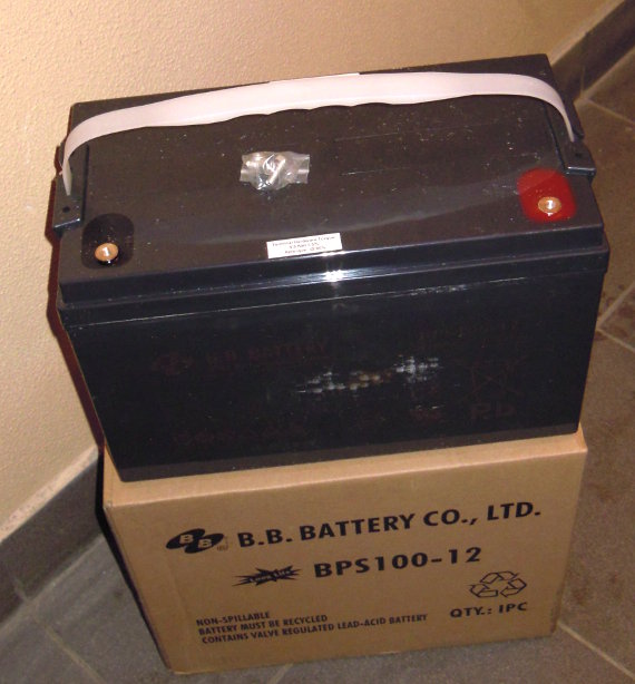 BB Battery BPS100-12 вид сверху